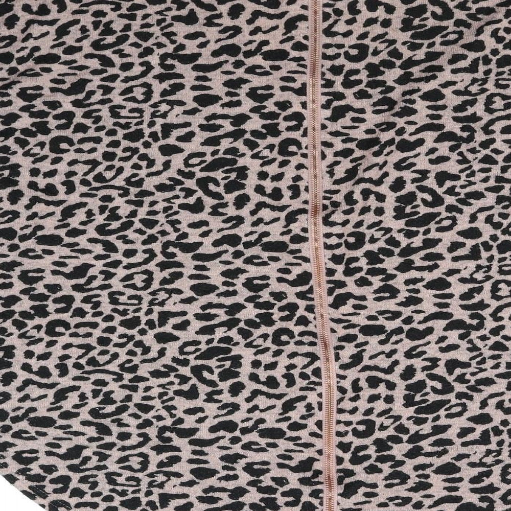 Quiz Womens Pink Animal Print  Pullover Jumper Size L
