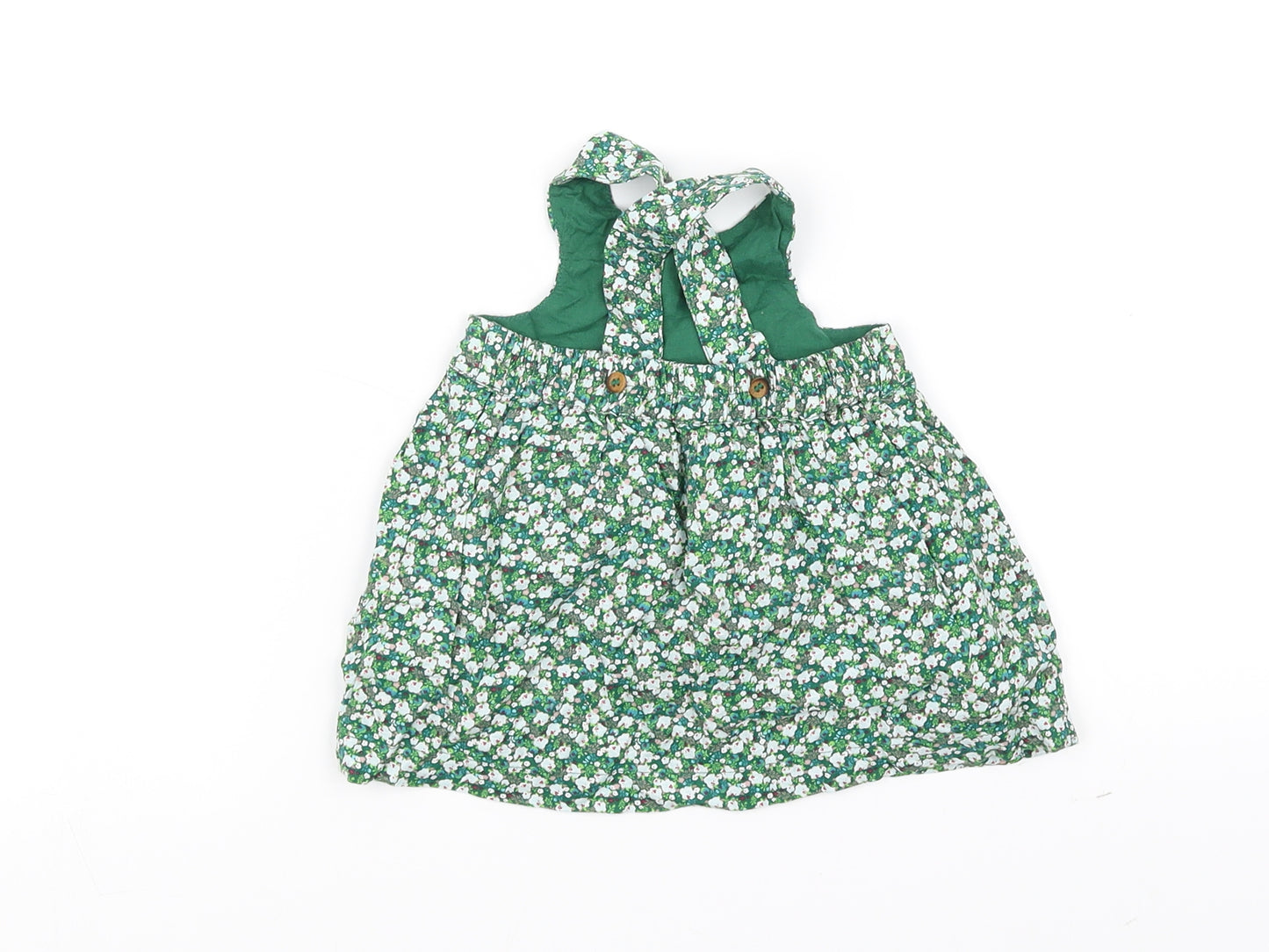 Mini Club  Green Floral  Jacket Dress  Size Newborn