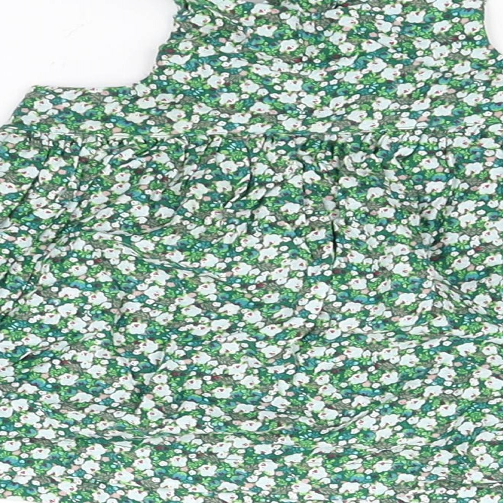 Mini Club  Green Floral  Jacket Dress  Size Newborn