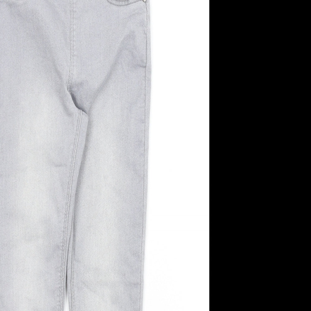 Matalan Girls Grey   Jegging Trousers Size 7 Years