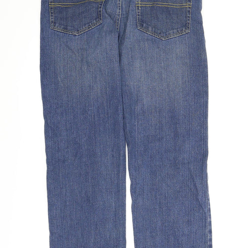 F&F Mens Blue  Denim Bootcut Jeans Size 34 in L32 in