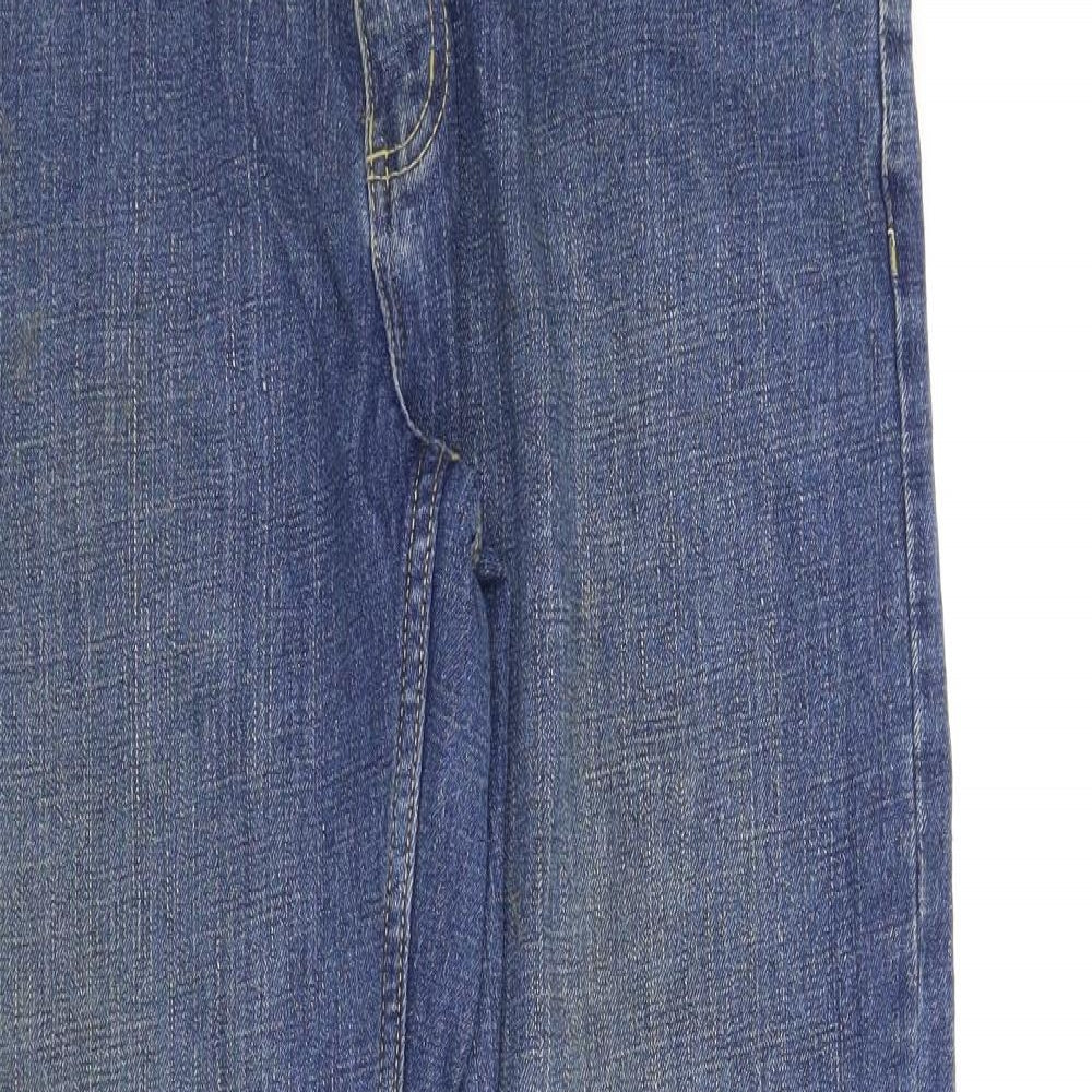 F&F Mens Blue  Denim Bootcut Jeans Size 34 in L32 in