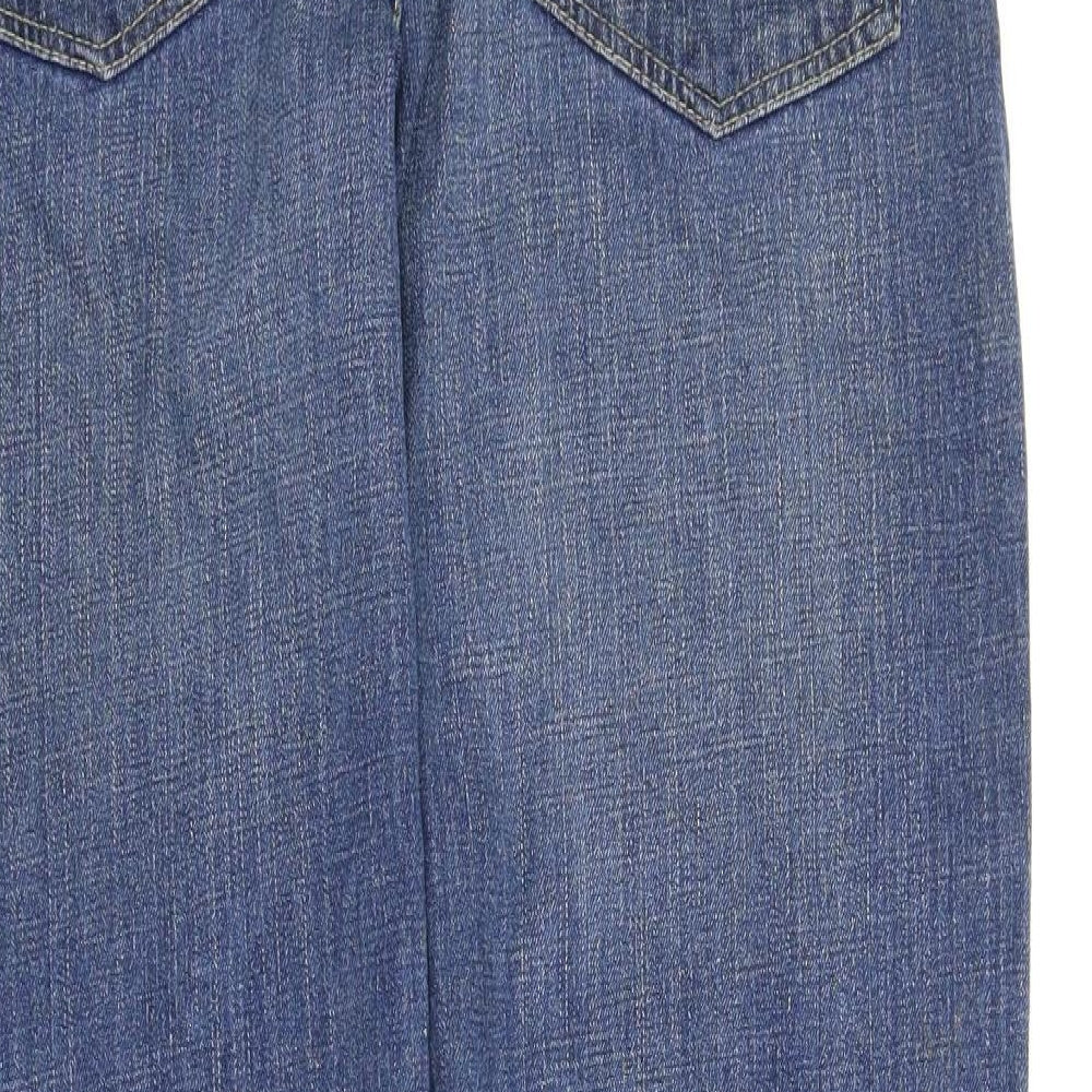 F&F Mens Blue  Denim Bootcut Jeans Size 34 in L32 in