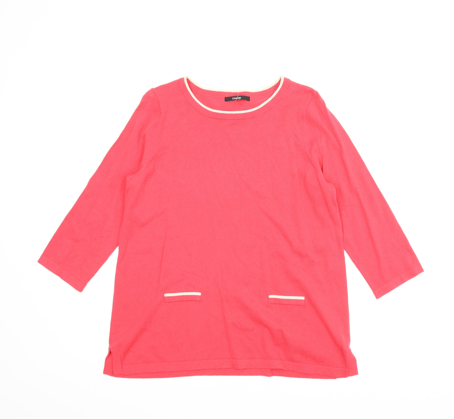 George Womens Pink   Pullover Jumper Size 14