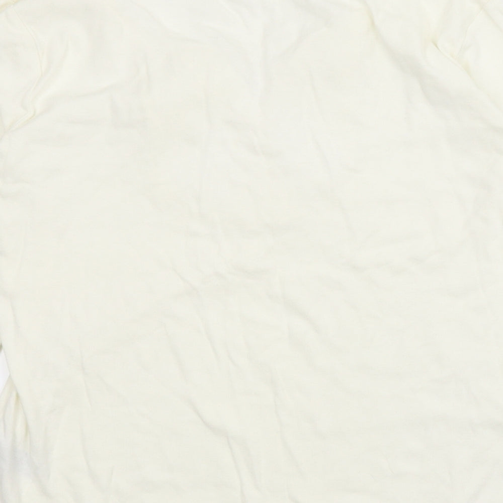 M&Co Womens Ivory   Basic Blouse Size L