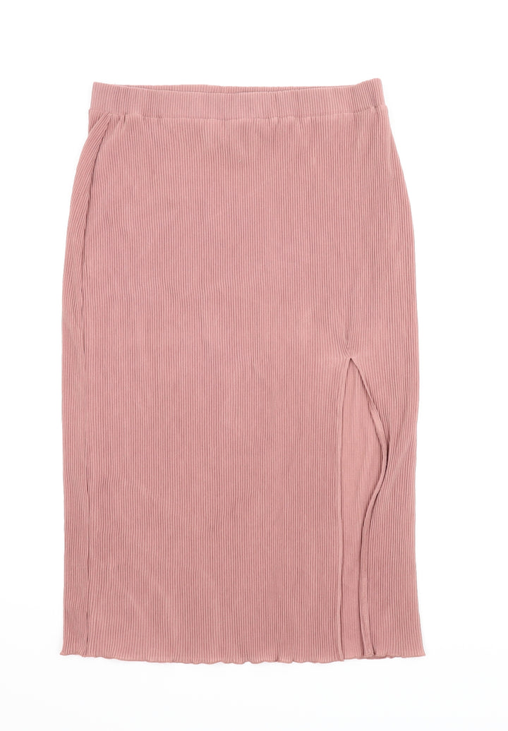 H&M Womens Pink Straight & Pencil Skirt Size L