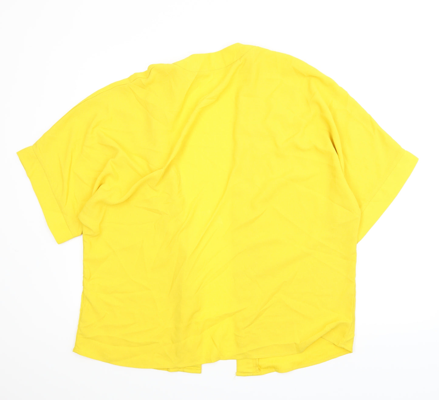 SheIn Womens Yellow   Kimono Blouse Size M