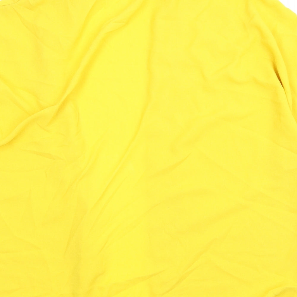 SheIn Womens Yellow   Kimono Blouse Size M