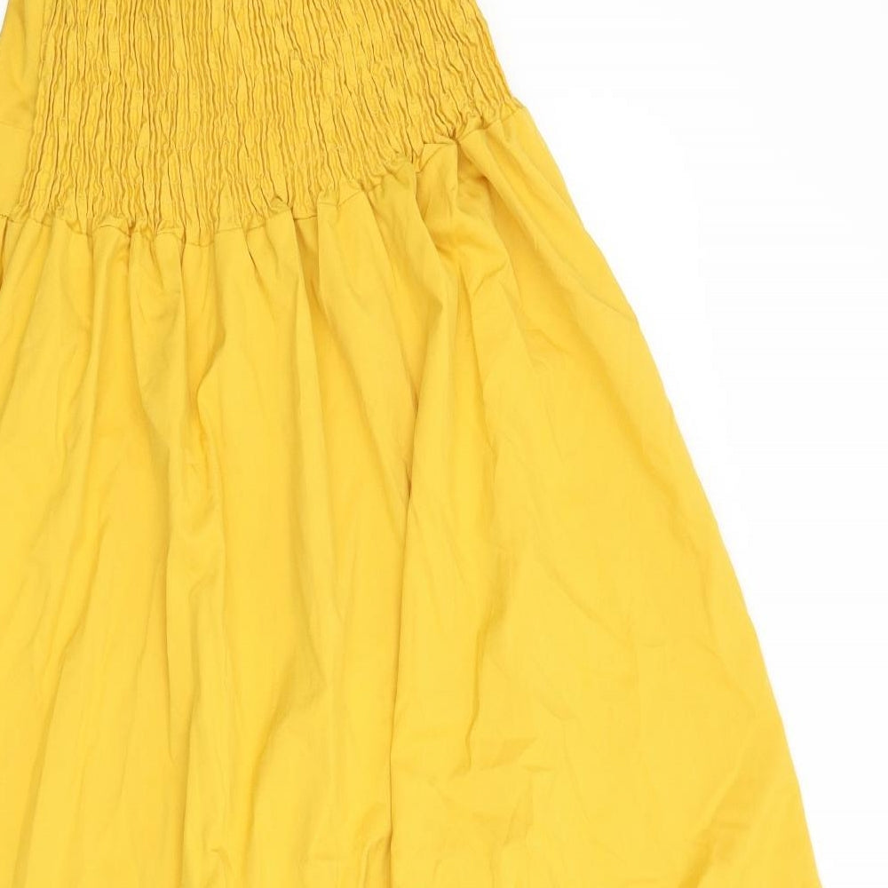 Preworn Womens Yellow   A-Line  Size M