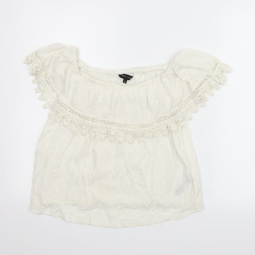New Look Womens White   Basic Blouse Size 12