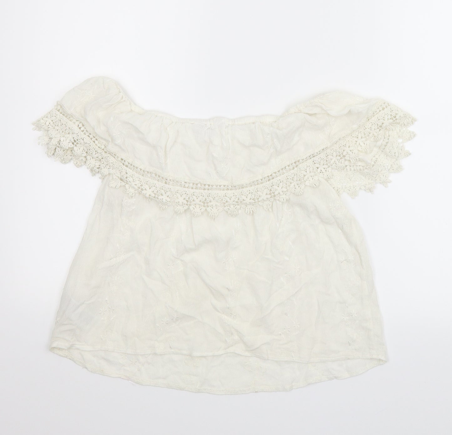 New Look Womens White   Basic Blouse Size 12