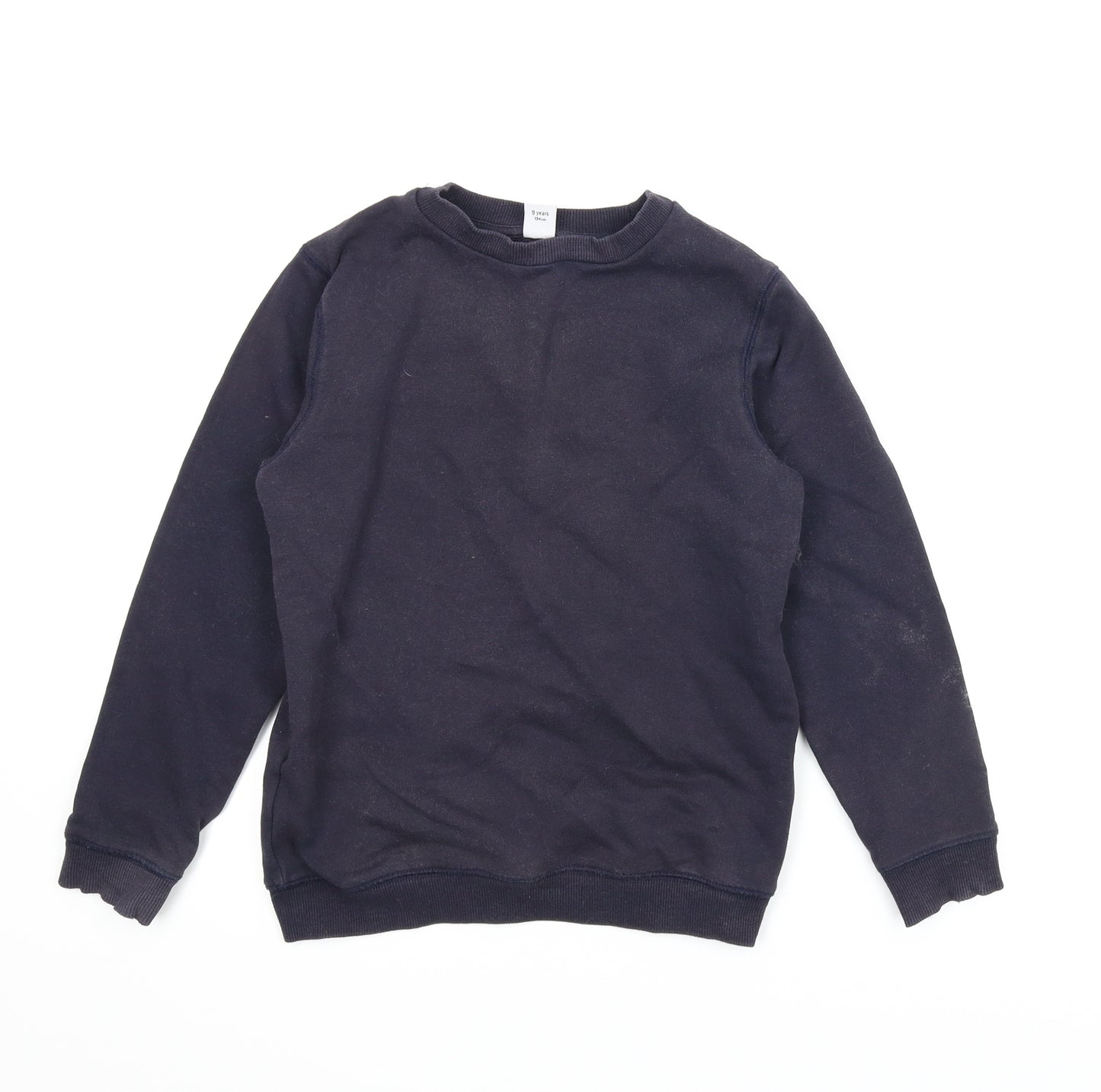 TU School Boys Blue   Pullover Jumper Size 9 Years