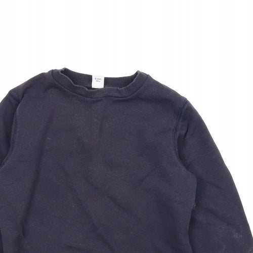 TU School Boys Blue   Pullover Jumper Size 9 Years