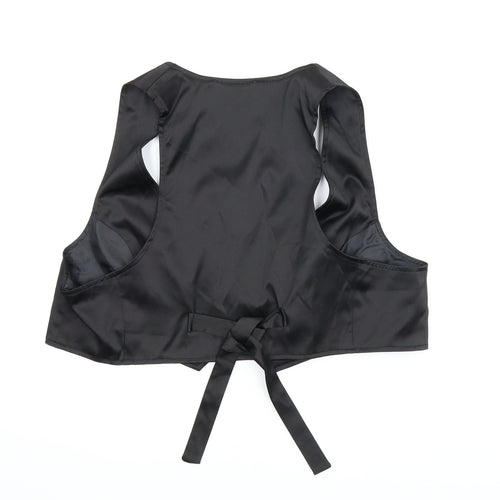 Internationale Womens Black   Jacket Suit Waistcoat Size 16