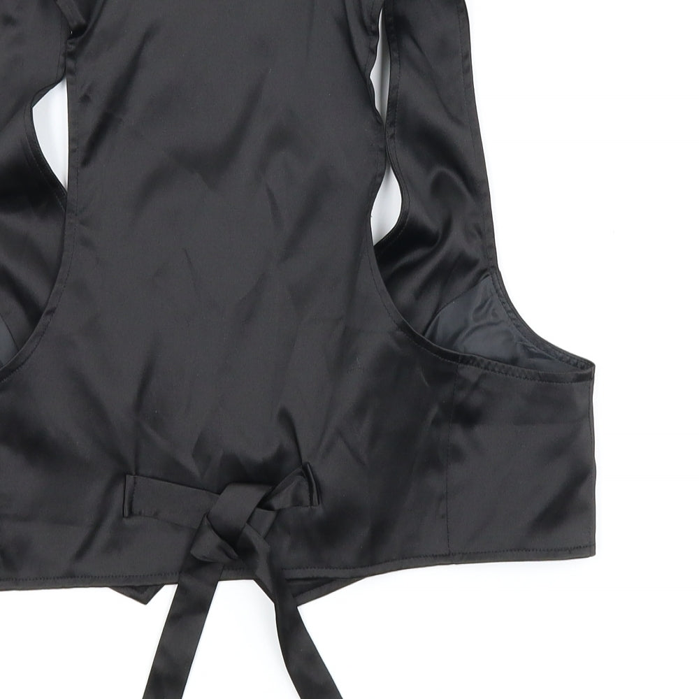 Internationale Womens Black   Jacket Suit Waistcoat Size 16