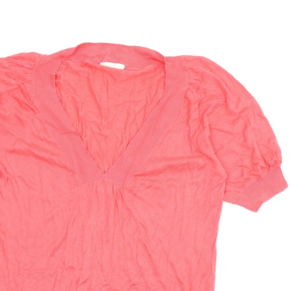 M&S Womens Pink   Tunic Blouse Size 18