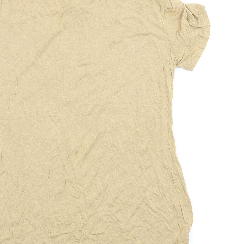 Select Womens Beige   Basic Blouse Size 12