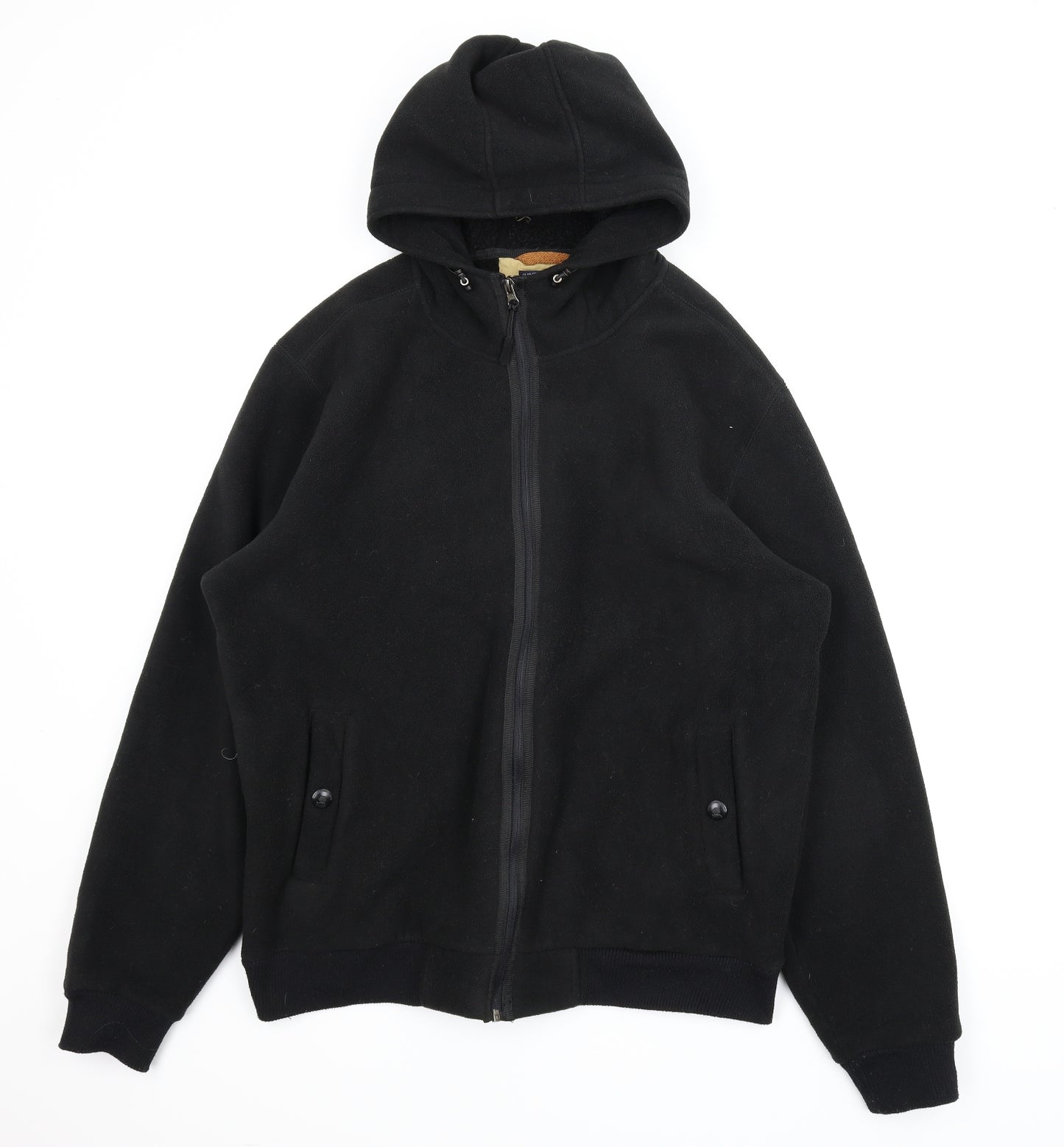 FFP Mens Black  Fleece Full Zip Hoodie Size XL
