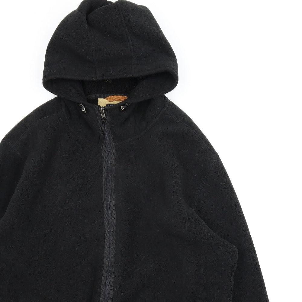 FFP Mens Black  Fleece Full Zip Hoodie Size XL