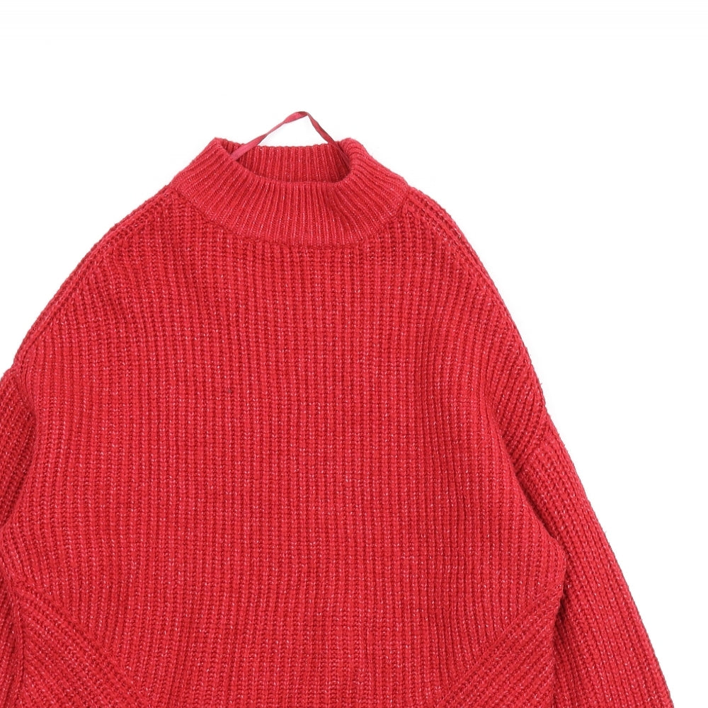 Primark Womens Red   Pullover Jumper Size S