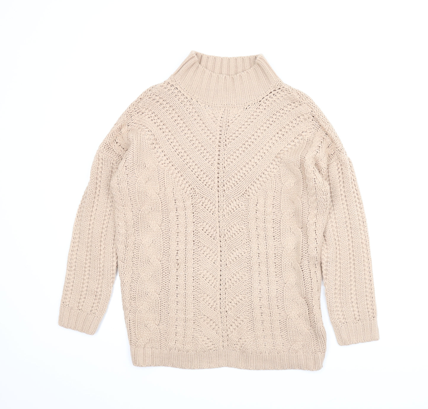 Peacocks Womens Beige   Pullover Jumper Size S