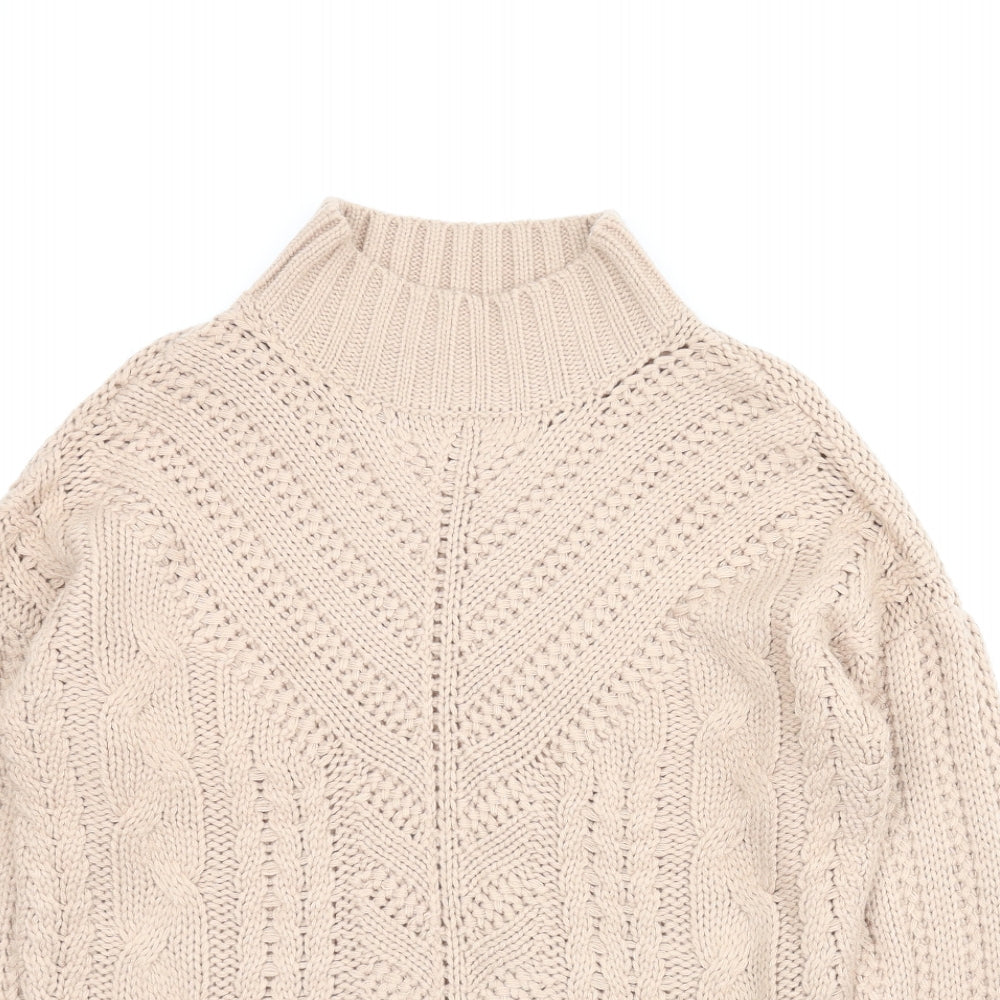 Peacocks Womens Beige   Pullover Jumper Size S