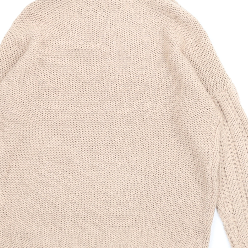 Peacocks Womens Beige   Pullover Jumper Size S