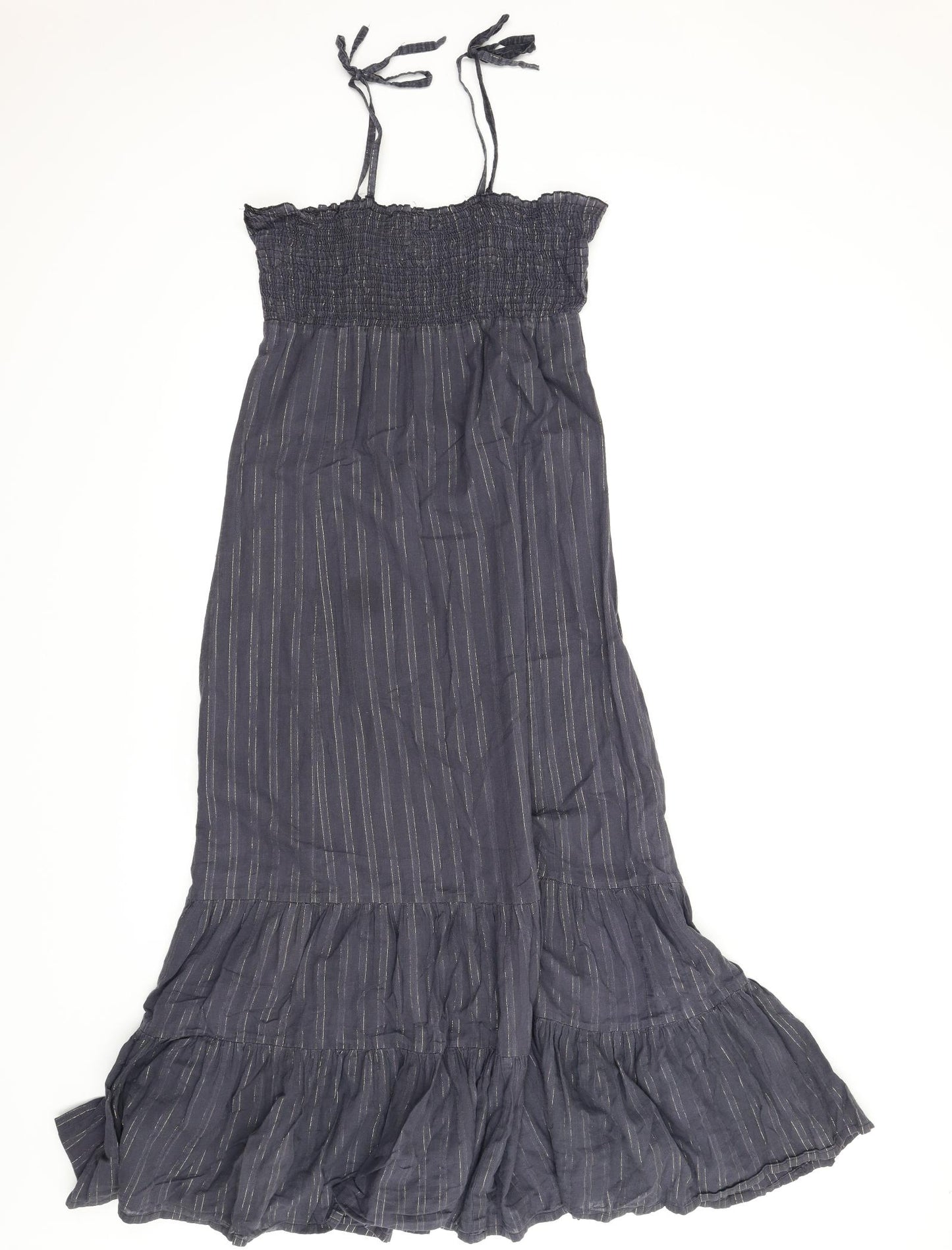 Atmosphere Womens Grey Striped  Maxi  Size 8