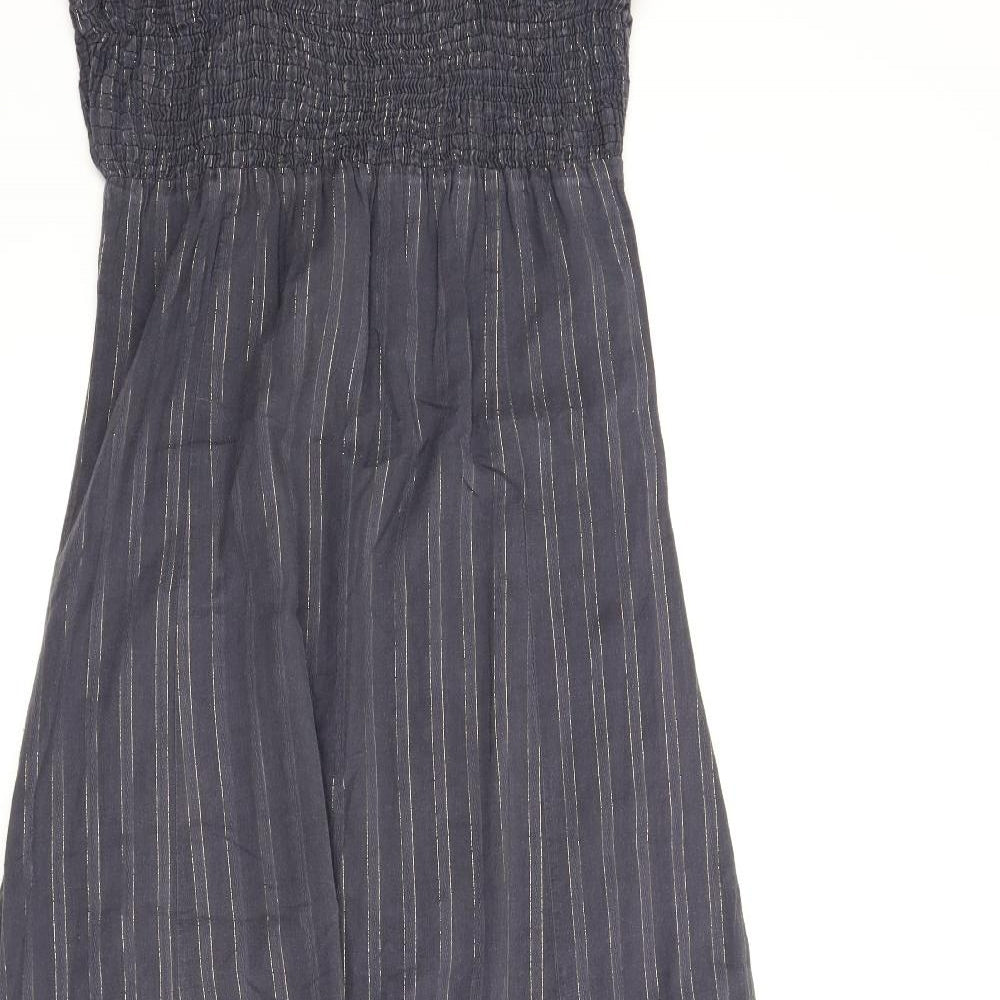 Atmosphere Womens Grey Striped  Maxi  Size 8