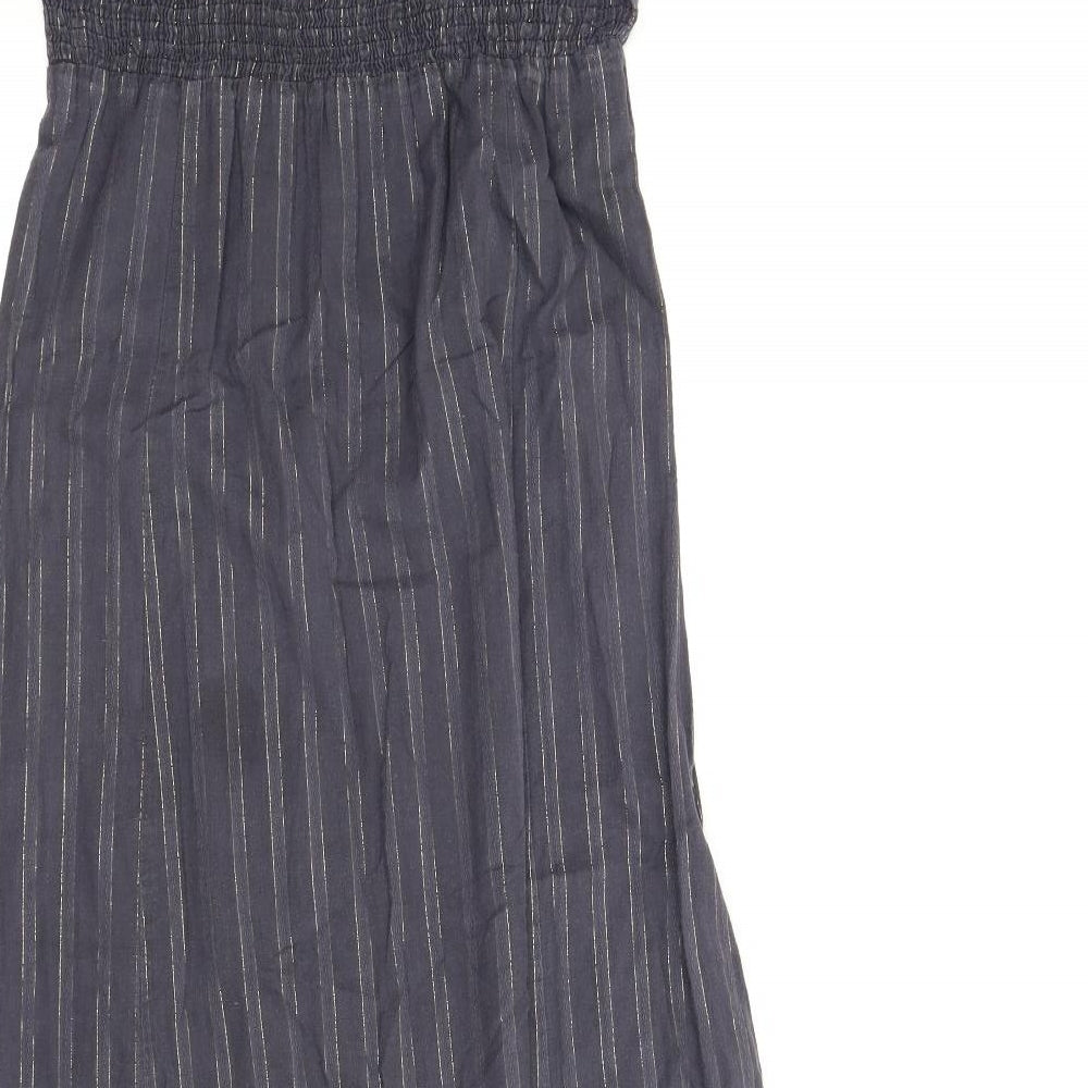 Atmosphere Womens Grey Striped  Maxi  Size 8