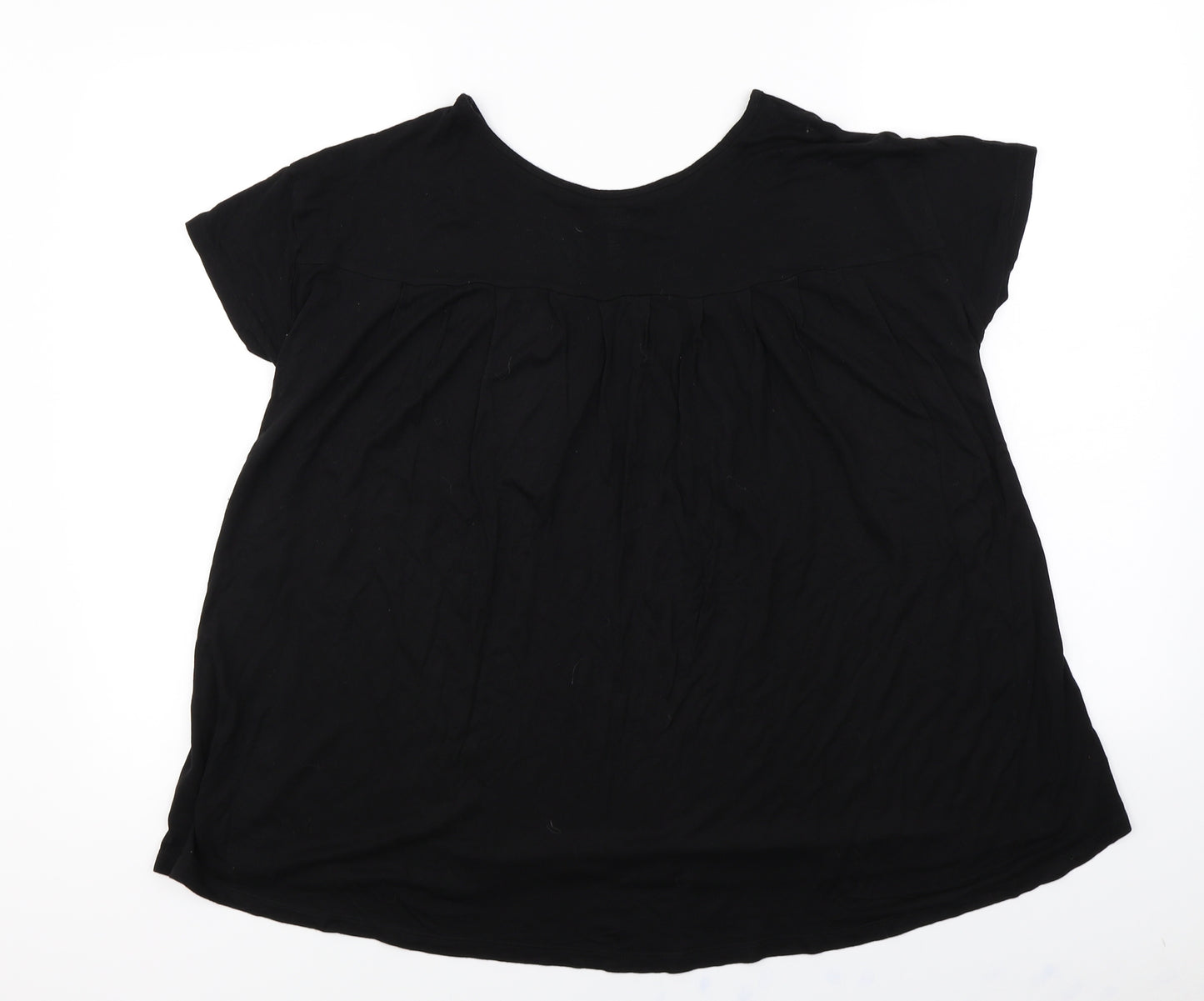 luxe luxueux  Womens Black   Basic T-Shirt Size XS
