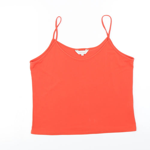 Lakeland  Womens Orange   Basic T-Shirt Size 14