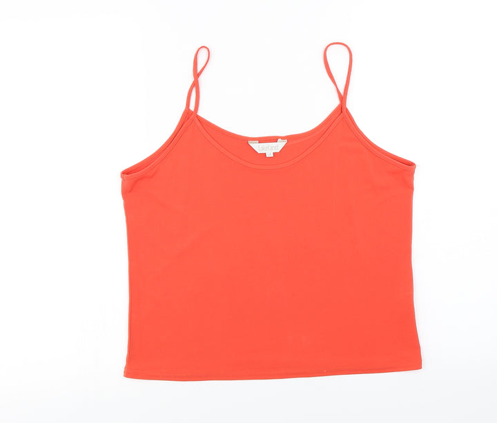 Lakeland Womens Orange Basic T-Shirt Size 14