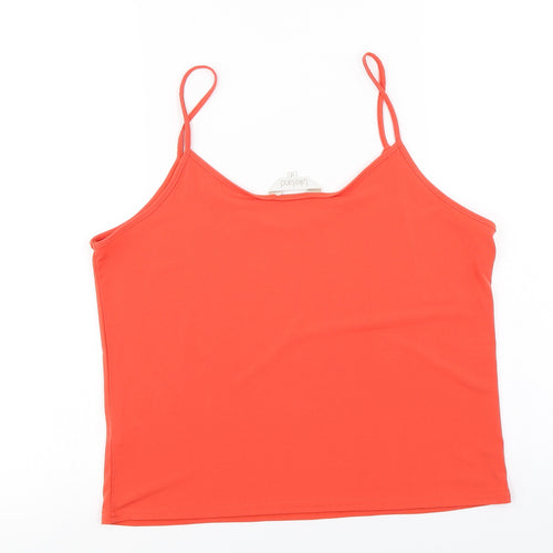 Lakeland  Womens Orange   Basic T-Shirt Size 14