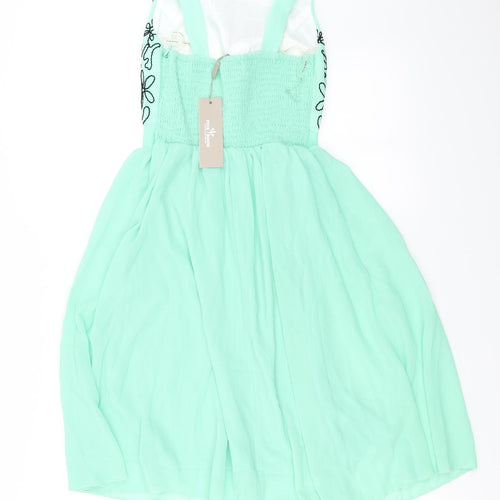 Pink Boom  Womens Green   A-Line  Size S