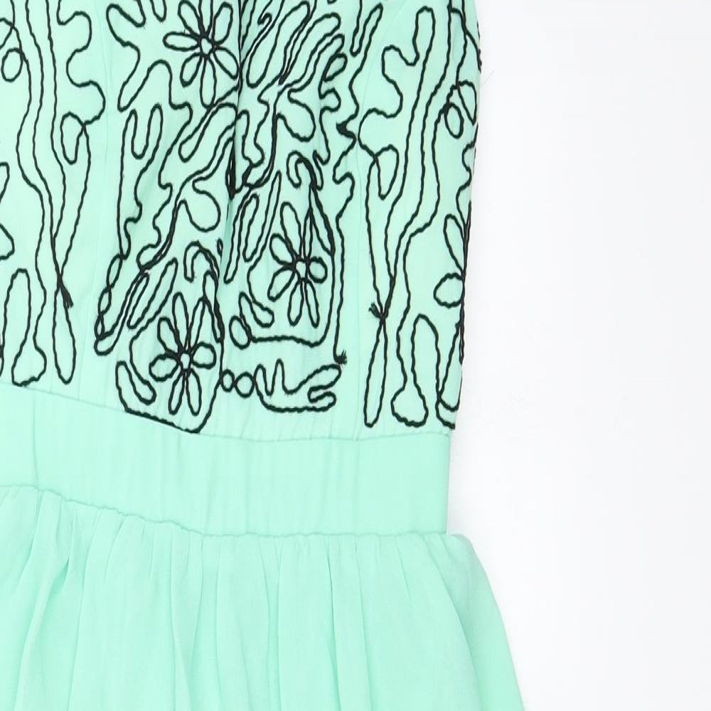 Pink Boom  Womens Green   A-Line  Size S