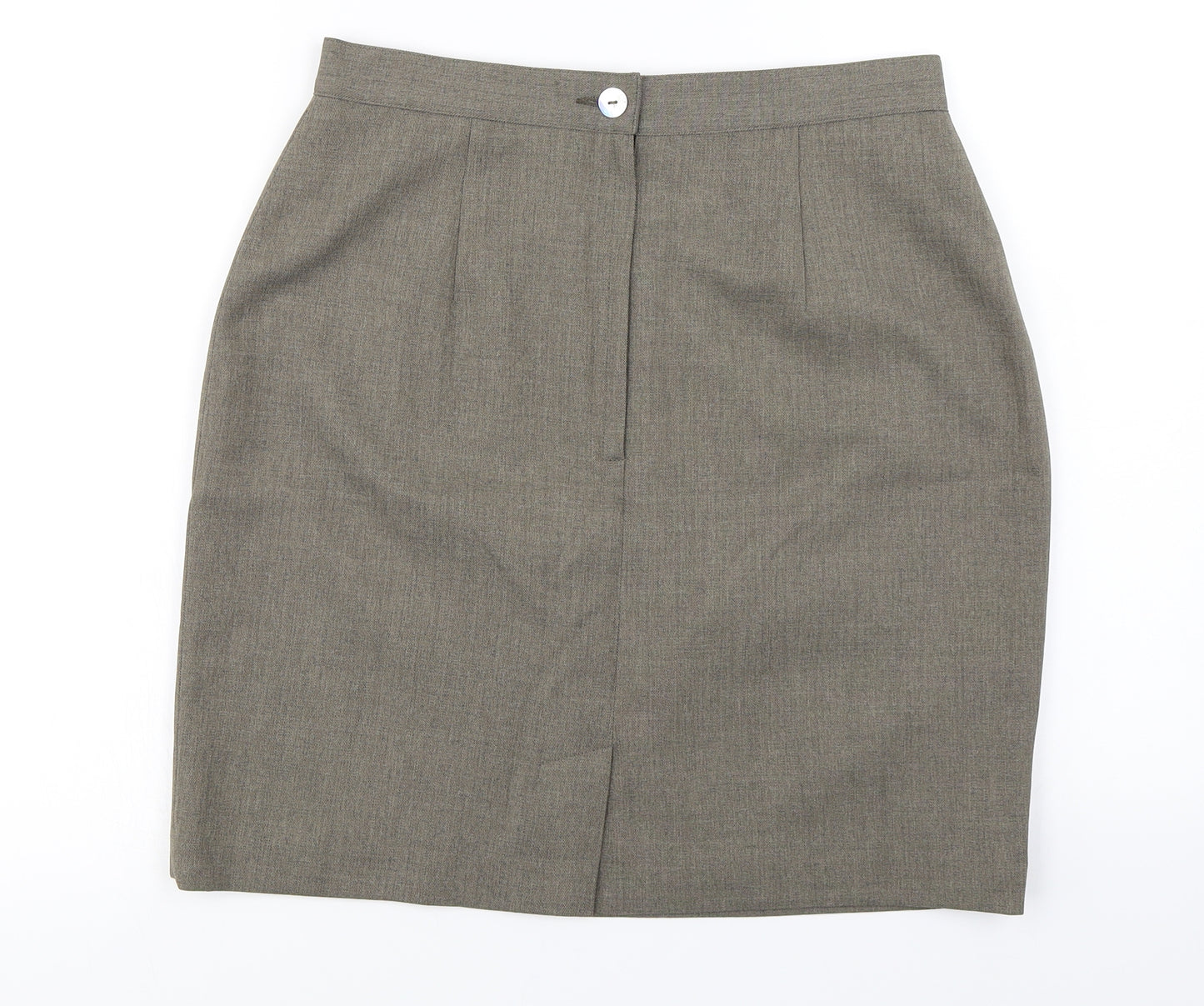 Preworn  Womens Brown   A-Line Skirt Size 14