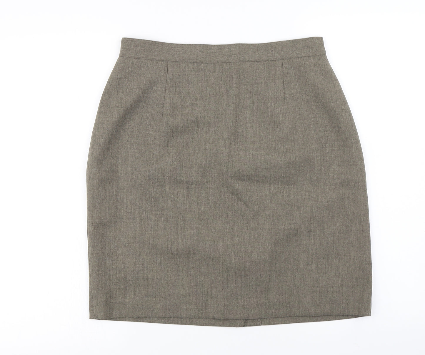 Preworn  Womens Brown   A-Line Skirt Size 14