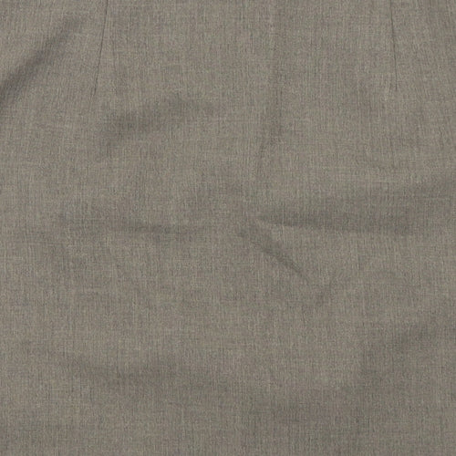 Preworn  Womens Brown   A-Line Skirt Size 14