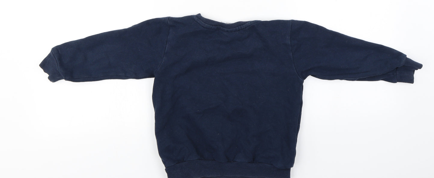 NEXT  Girls Blue   Pullover Jumper Size 3-4 Years  - Disney Mickey Mouse
