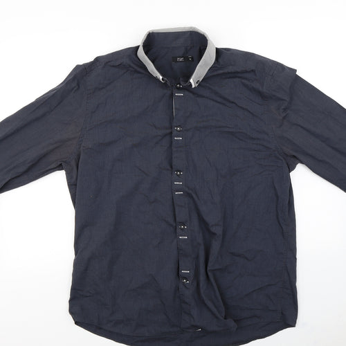 F&F  Mens Grey    Button-Up Size XL