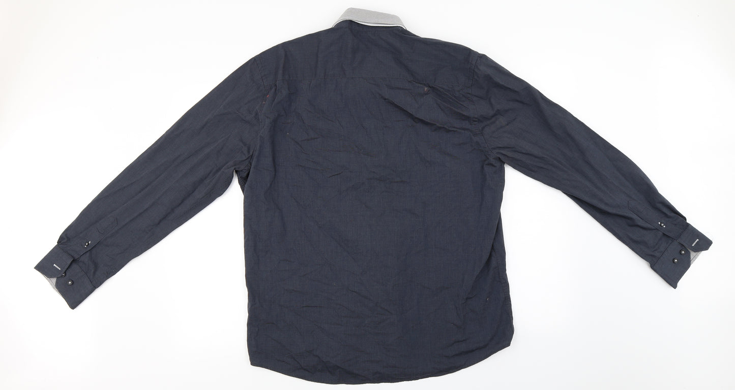 F&F  Mens Grey    Button-Up Size XL