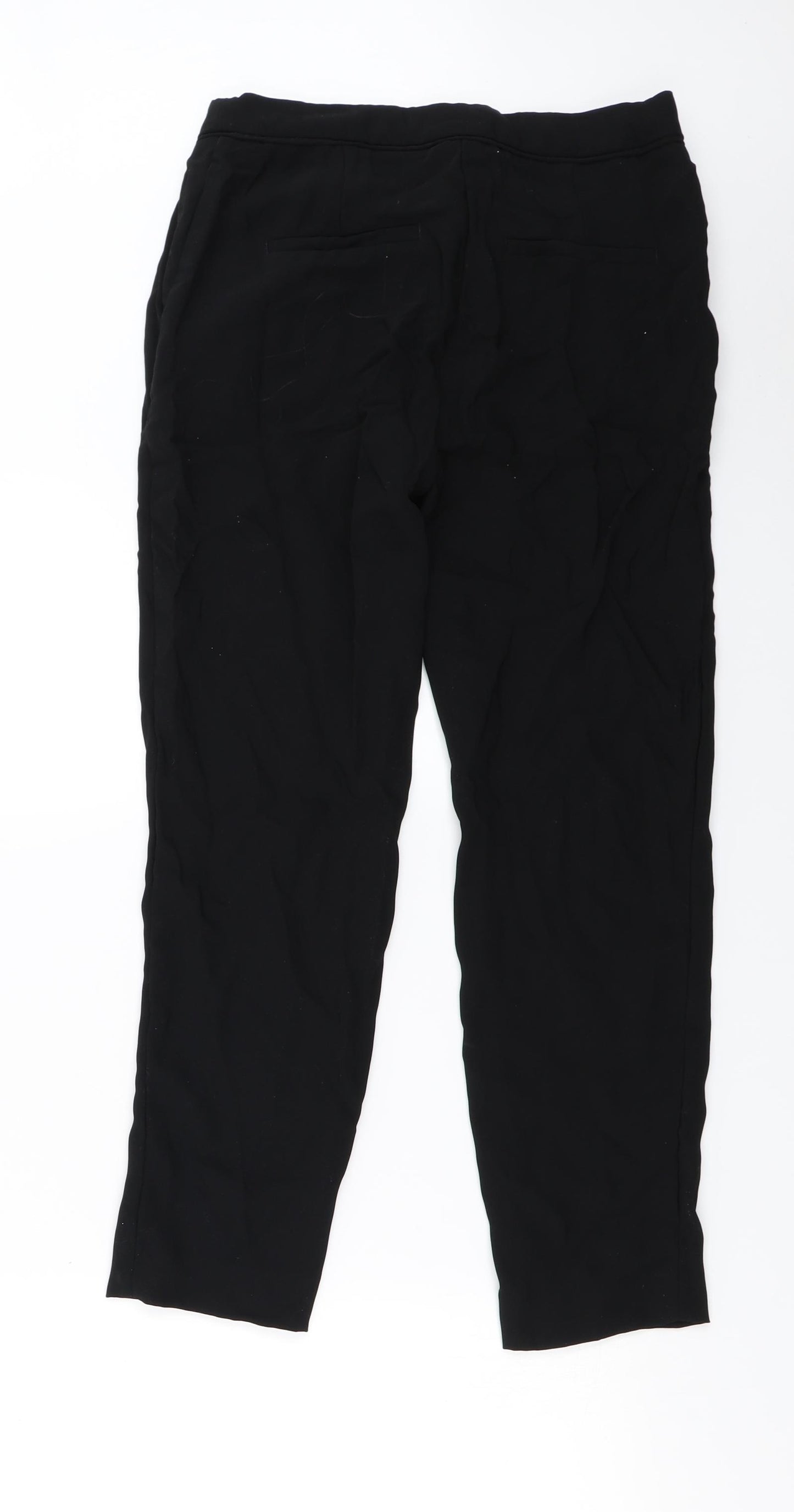H&M  Womens Black   Trousers  Size M L23 in