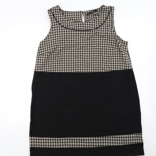 NEXT  Womens Black Check  A-Line  Size 24