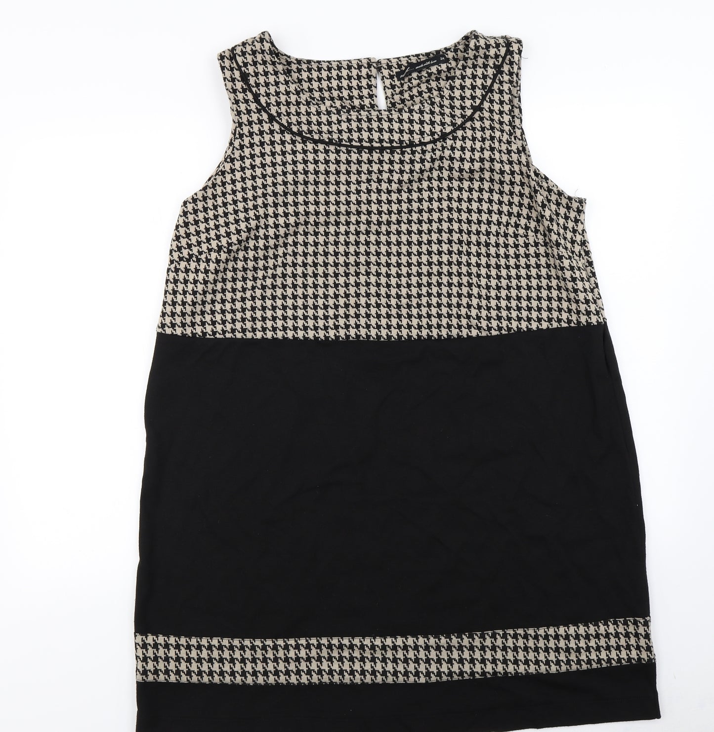 NEXT  Womens Black Check  A-Line  Size 24