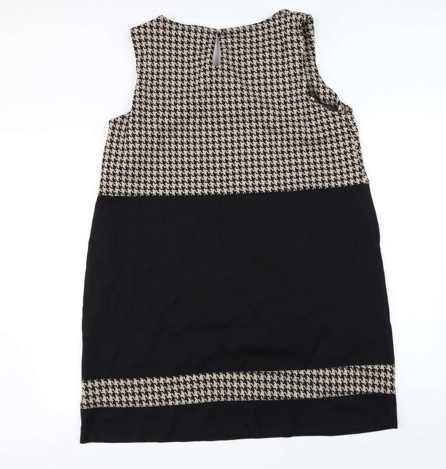 NEXT  Womens Black Check  A-Line  Size 24