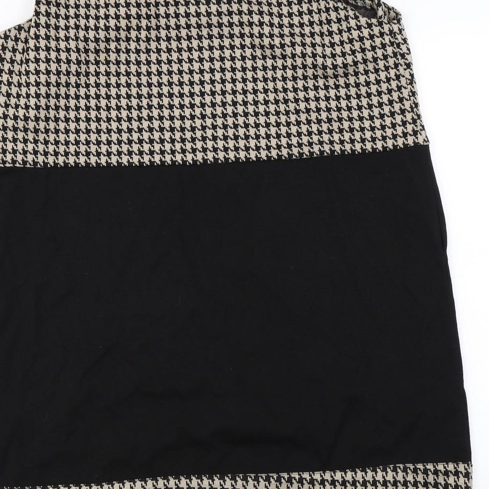 NEXT  Womens Black Check  A-Line  Size 24