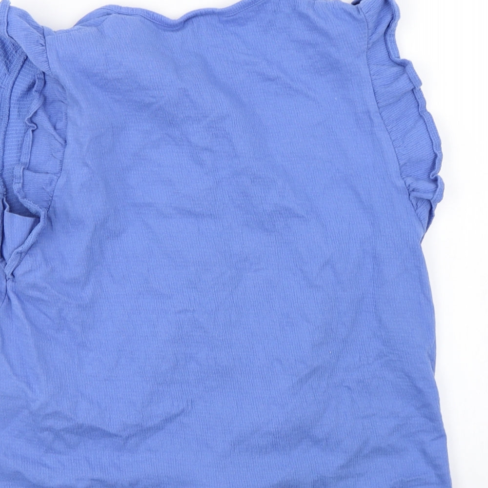 F&F  Girls Blue   Basic Button-Up Size 13-14 Years