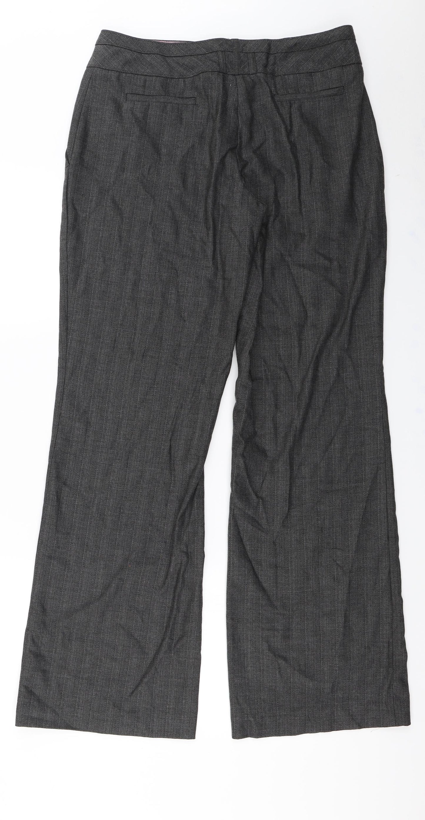 NEXT Womens Grey   Trousers  Size 12 L28 in