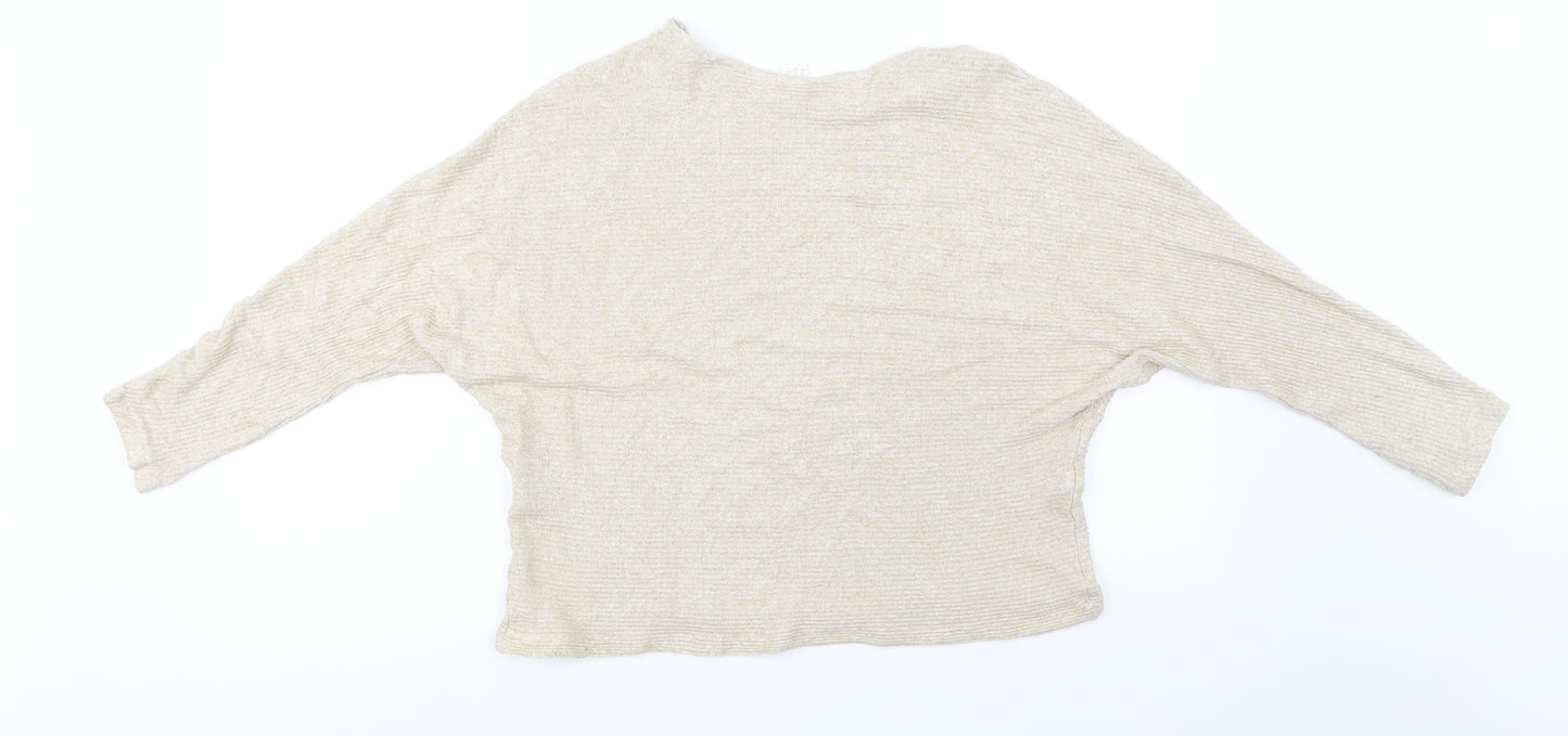 H&M  Womens Beige   Pullover Jumper Size M